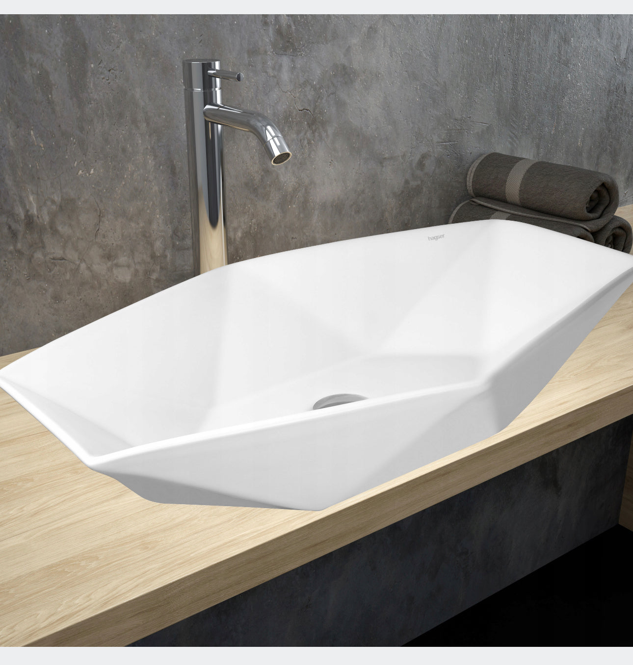 Washbasin 63.5x41.5 cm