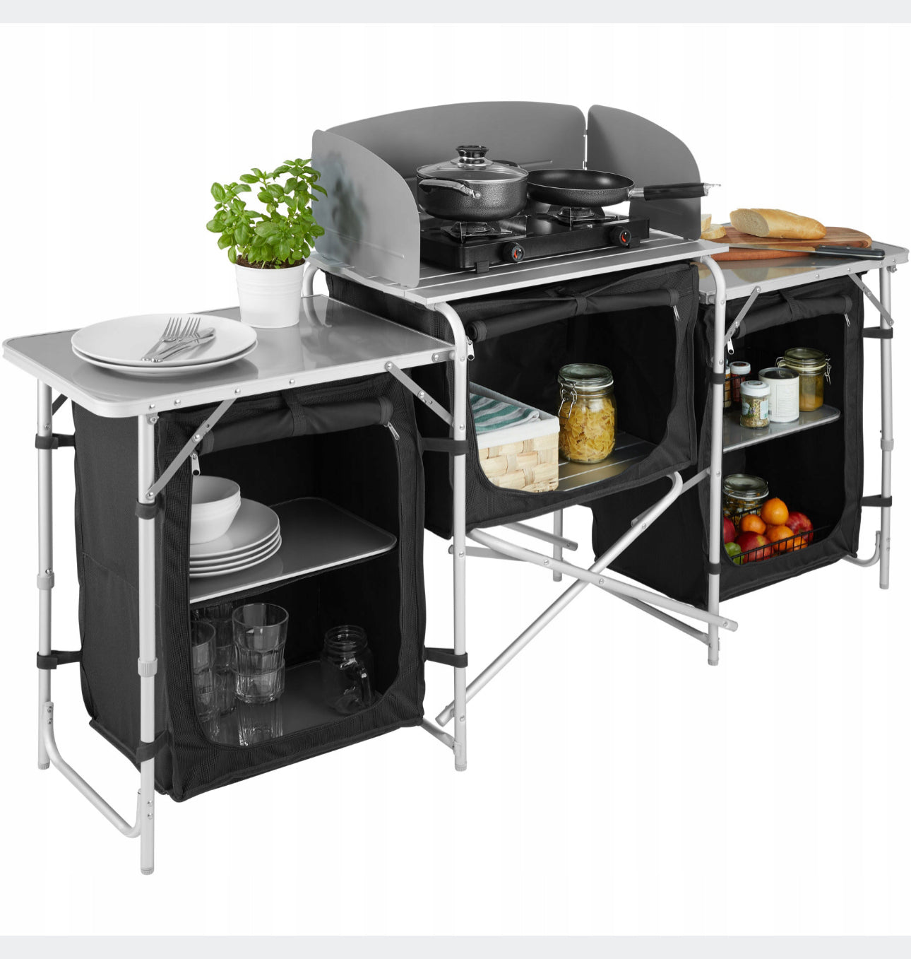 folding camping kitchen