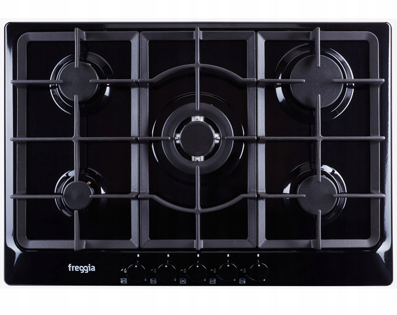 Black gas hob