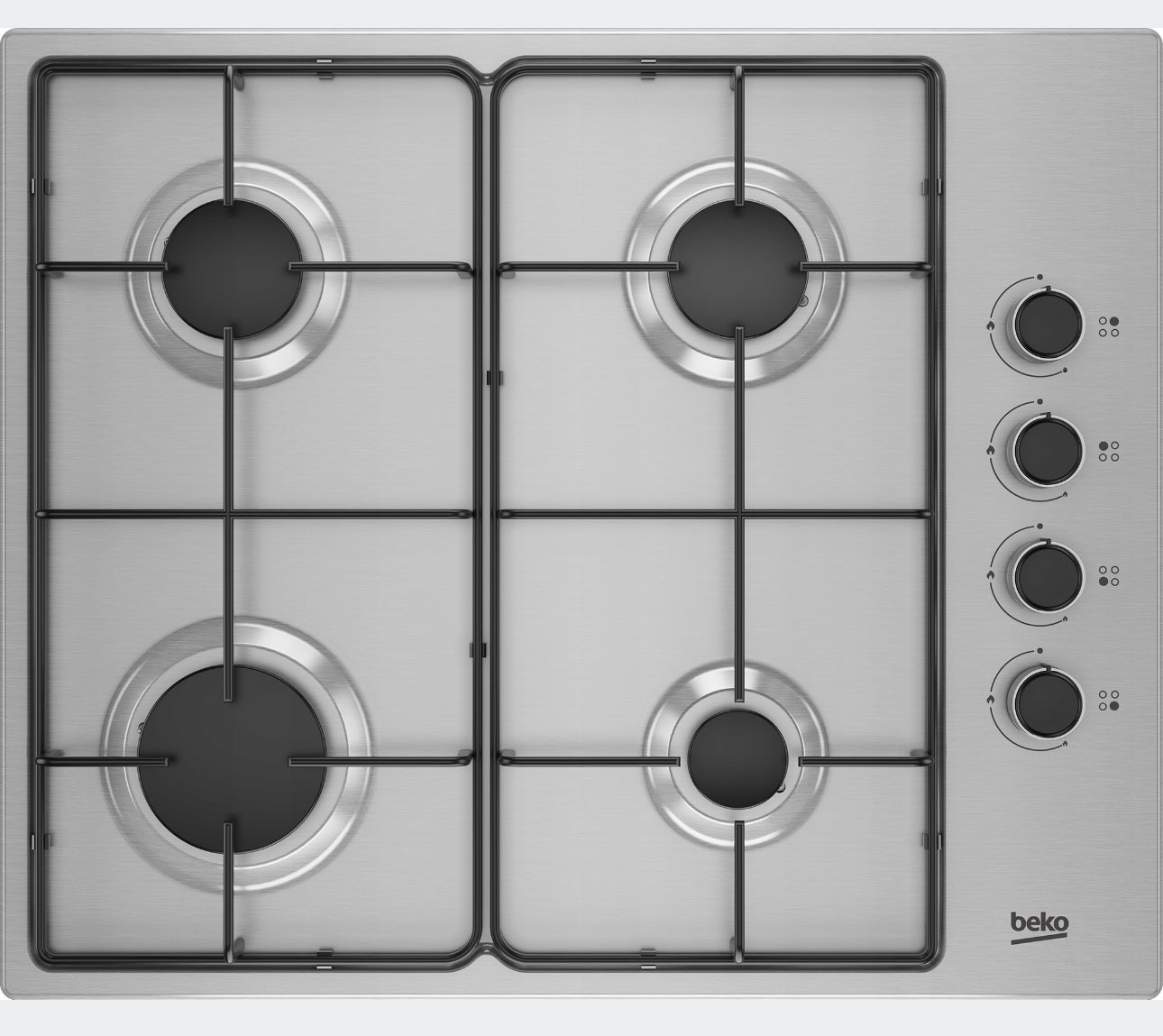 Beko INOX gas hob