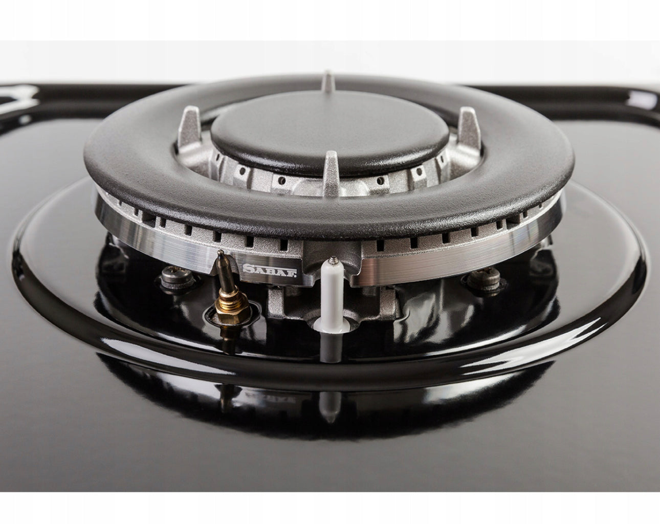 Black gas hob