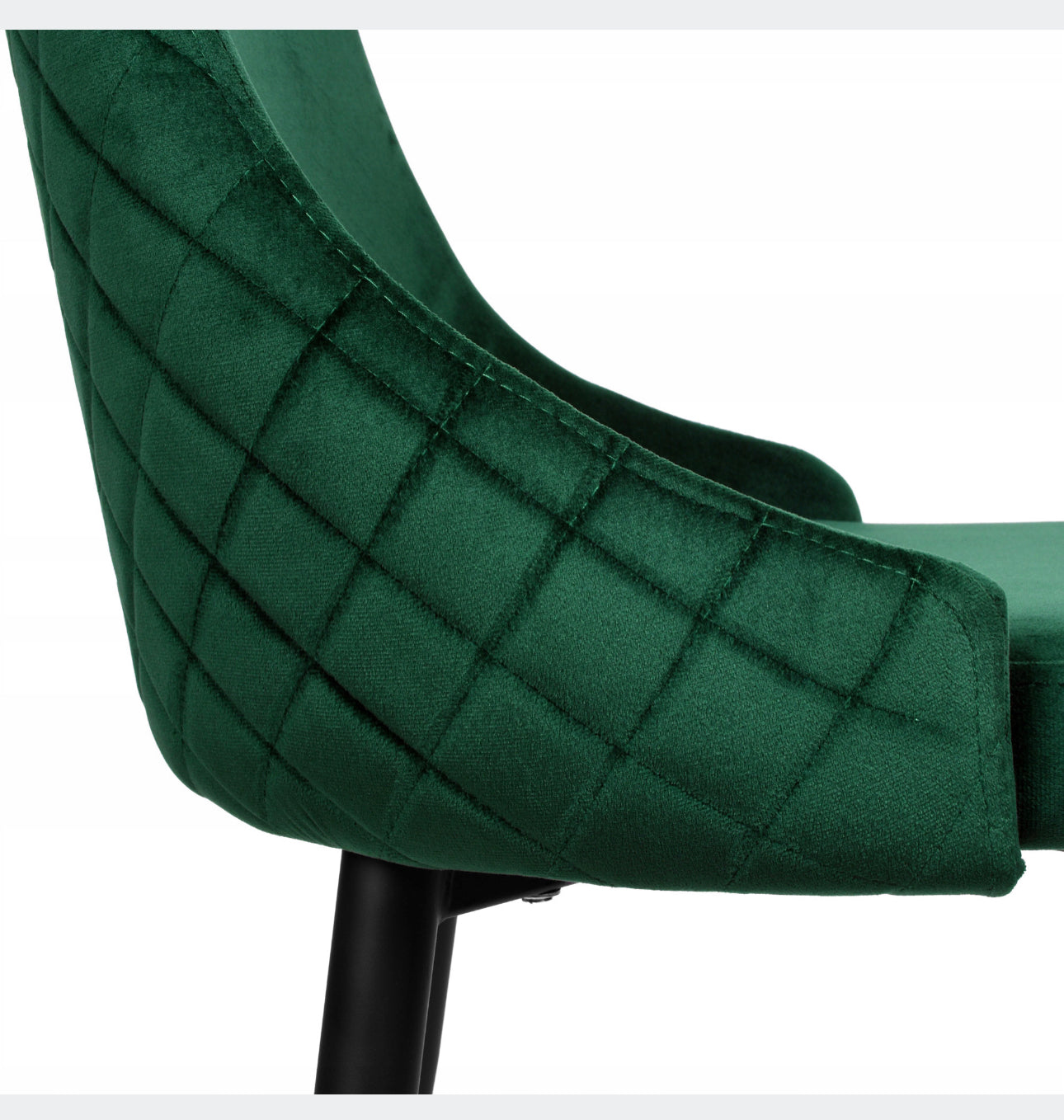 Set of 4 velvet chairs