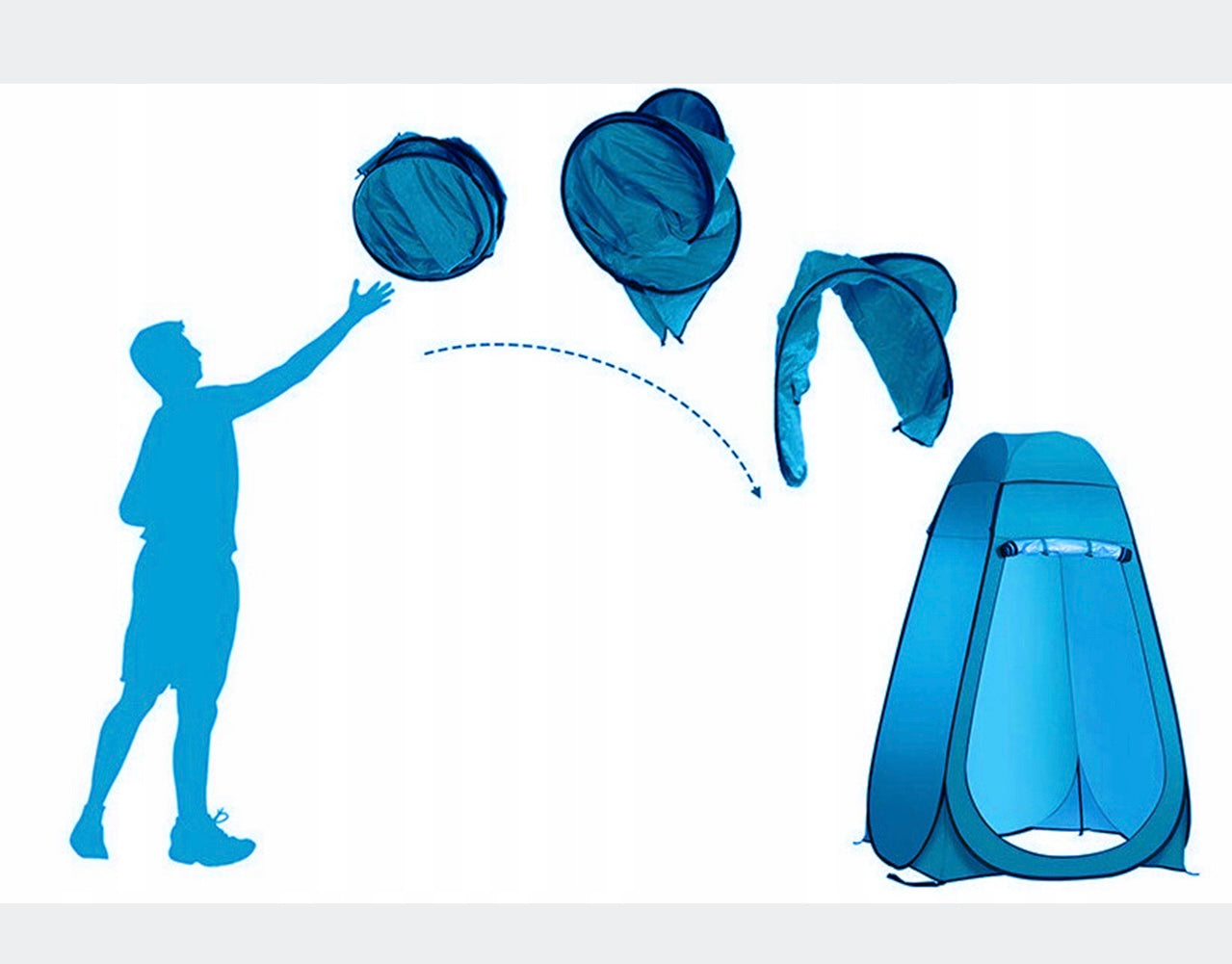 Tent . Changing room. Portable Toilet.