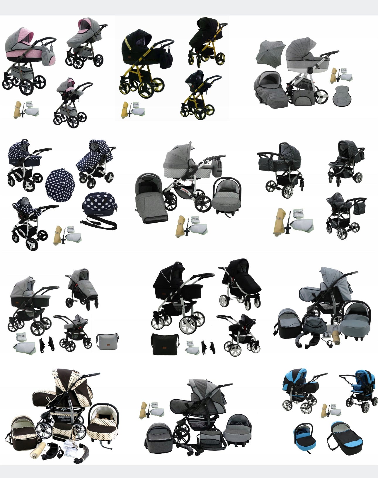 Baby stroller 3 in 1