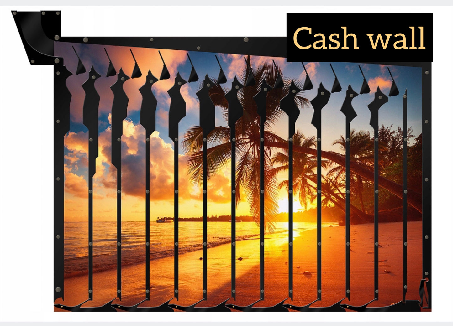 Cash wall moneybox