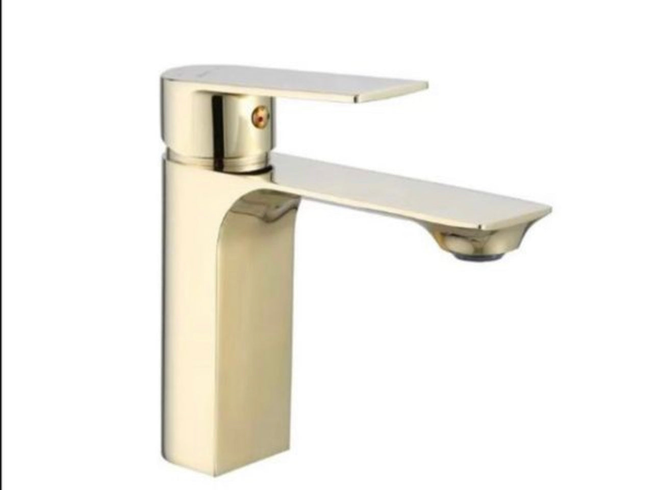 Bathroom faucet gold