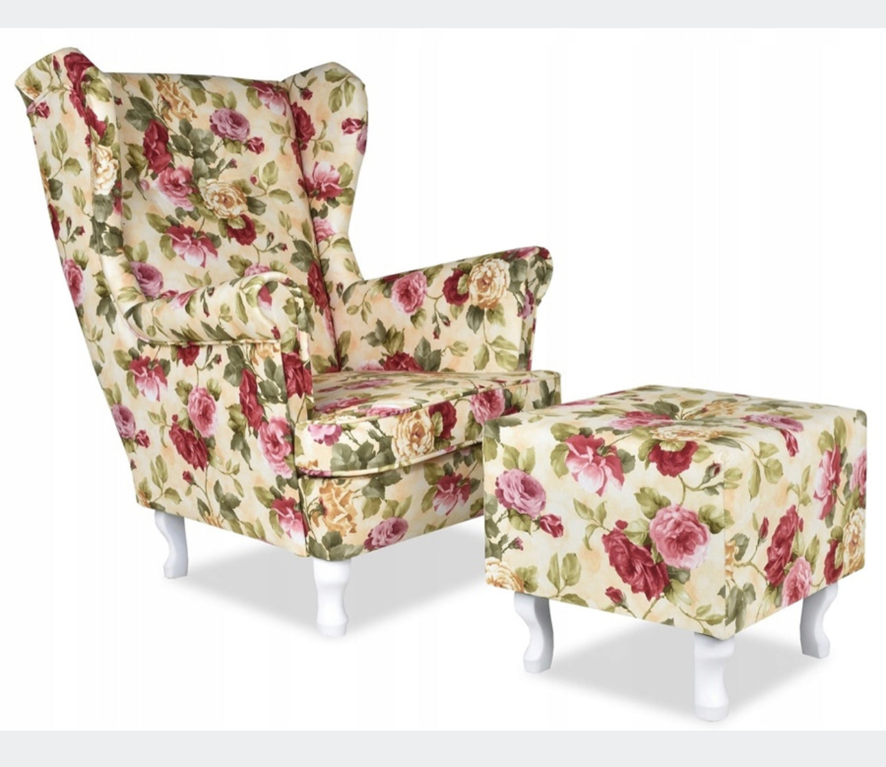Armchair + footrest