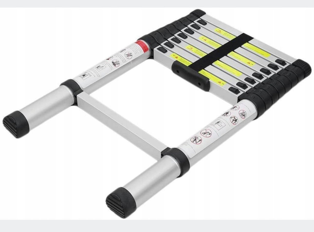 3,2 m Foldable TELESCOPIC LADDER Aluminum