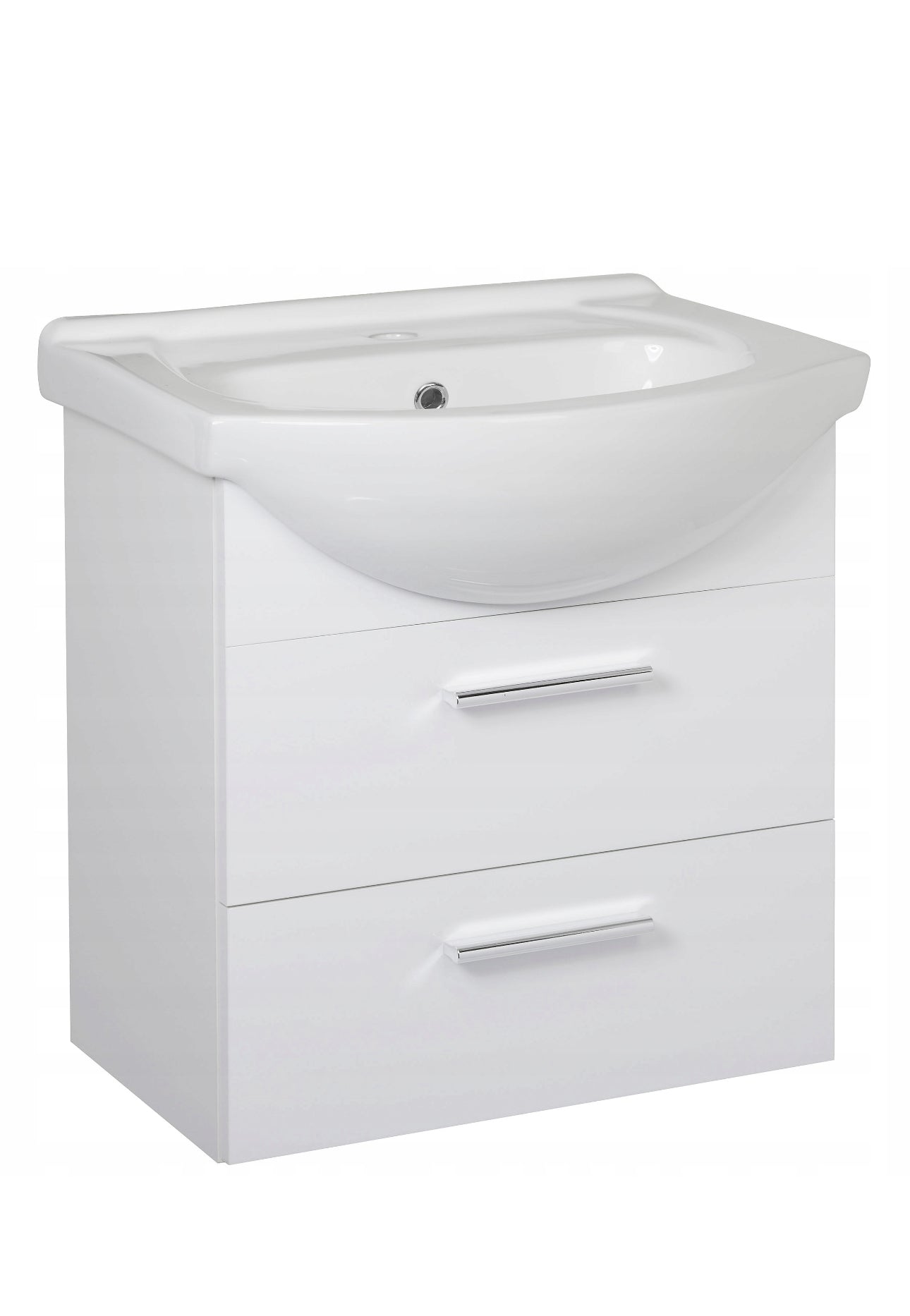 bathroom cabinet with a washbasin 50x43x53 cm white
