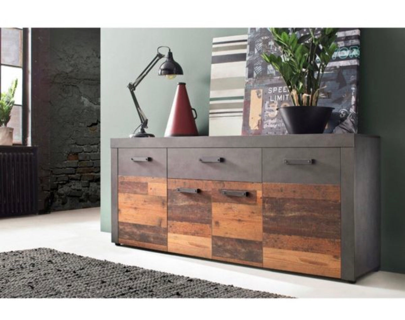 Large chest of drawers 4 doors and a drawer