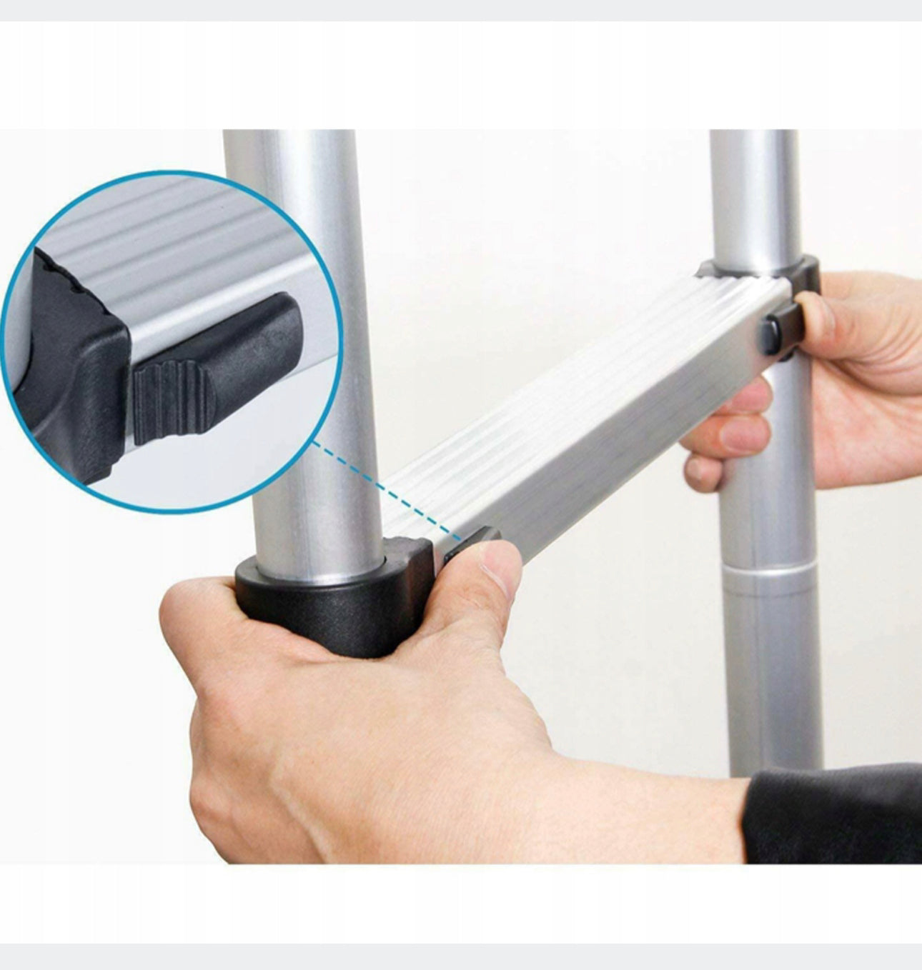 4,4m Folding TELESCOPIC LADDER Aluminum