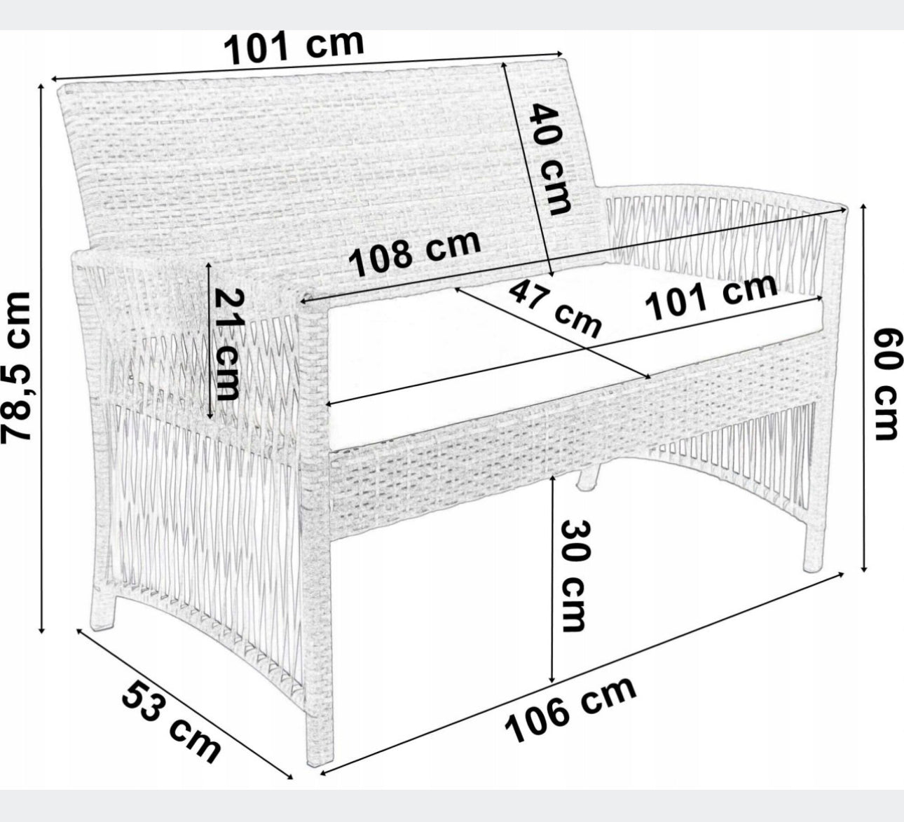 Garden furniture set