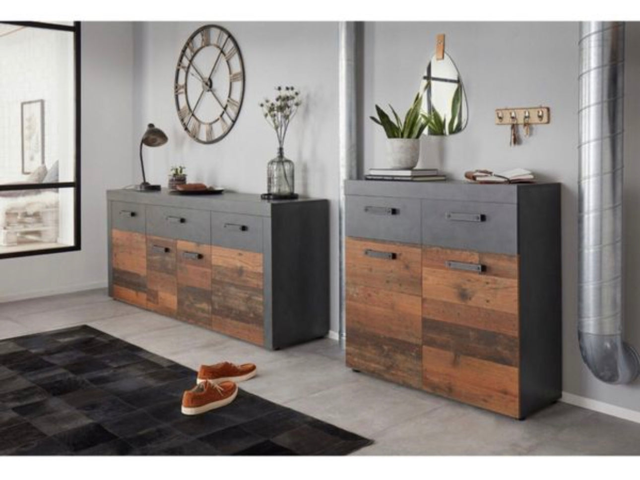 Large chest of drawers 4 doors and a drawer