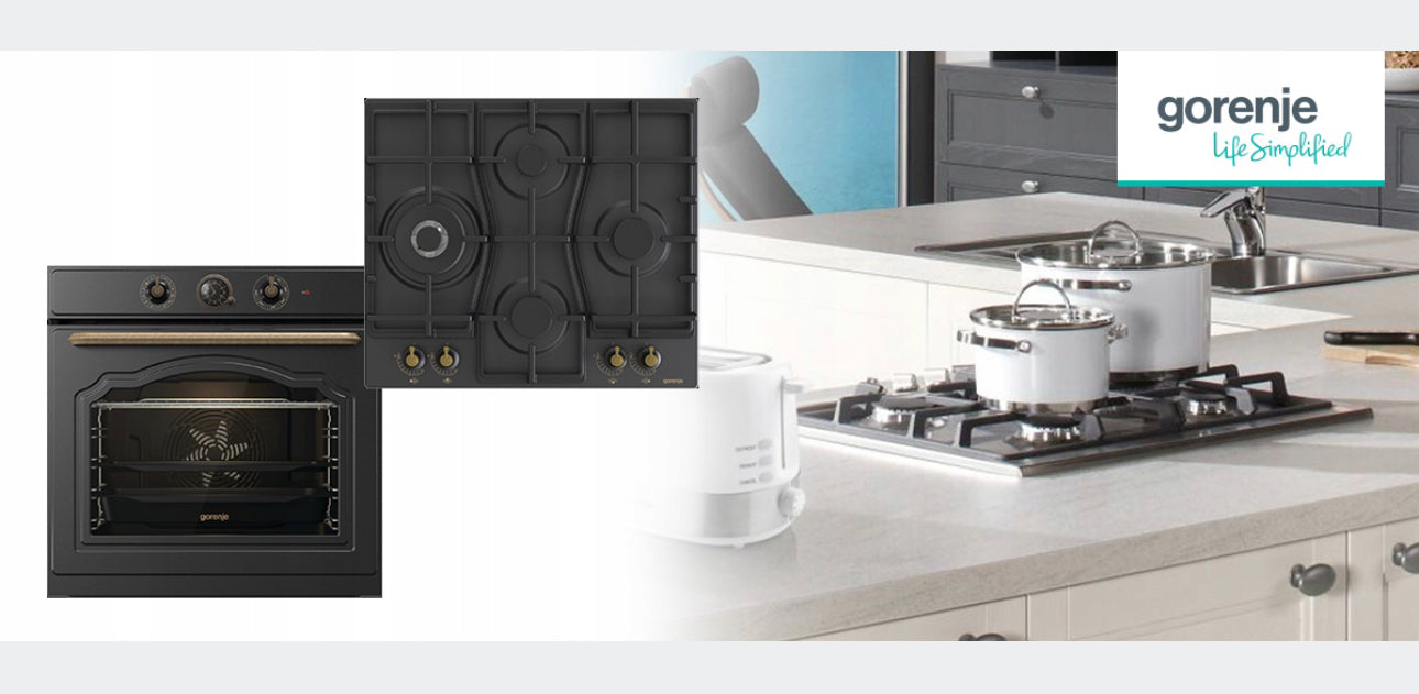 Set  Oven Retro Gas Hob 60cm