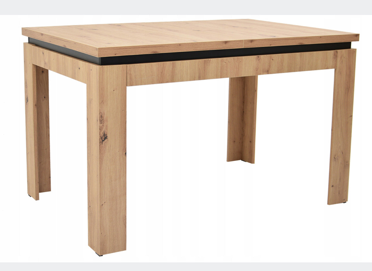 Complete table rectangular 120 x 80 cm chairs 6 pieces