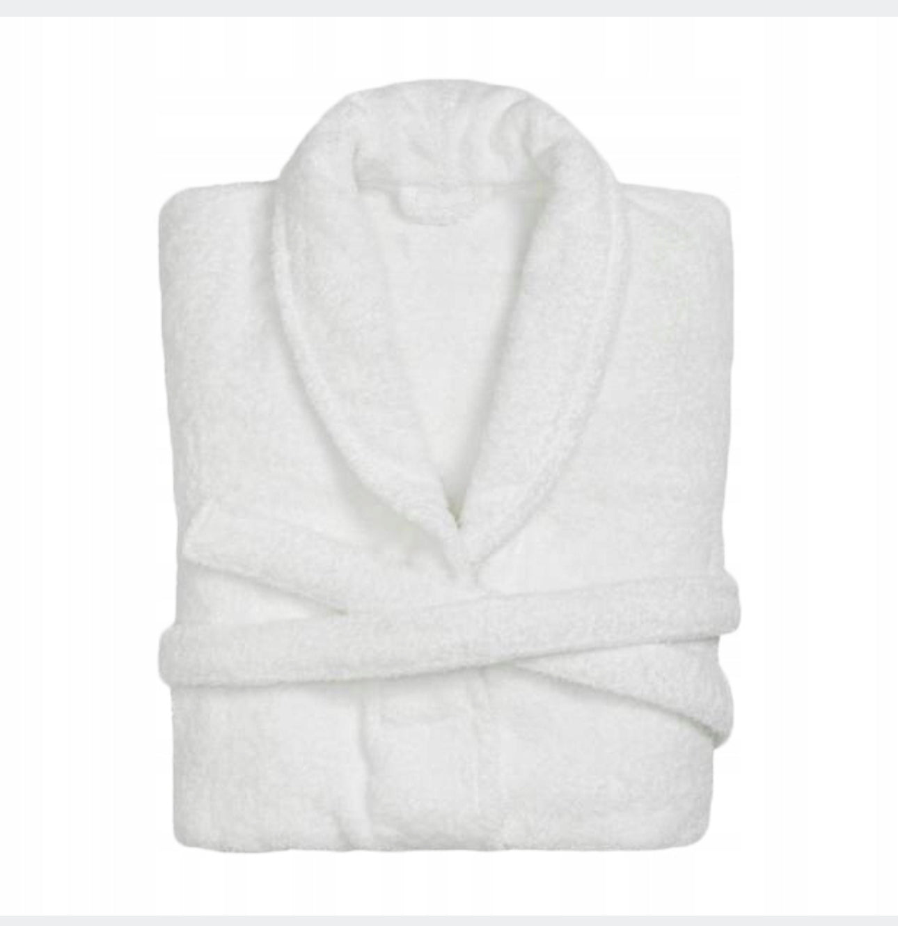 Set of 2 thick hotel bathrobes