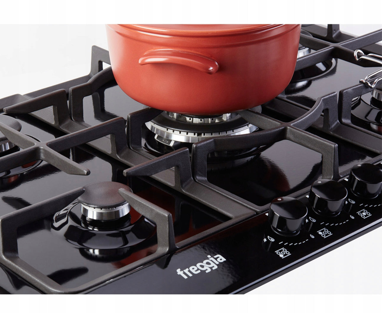 Black gas hob