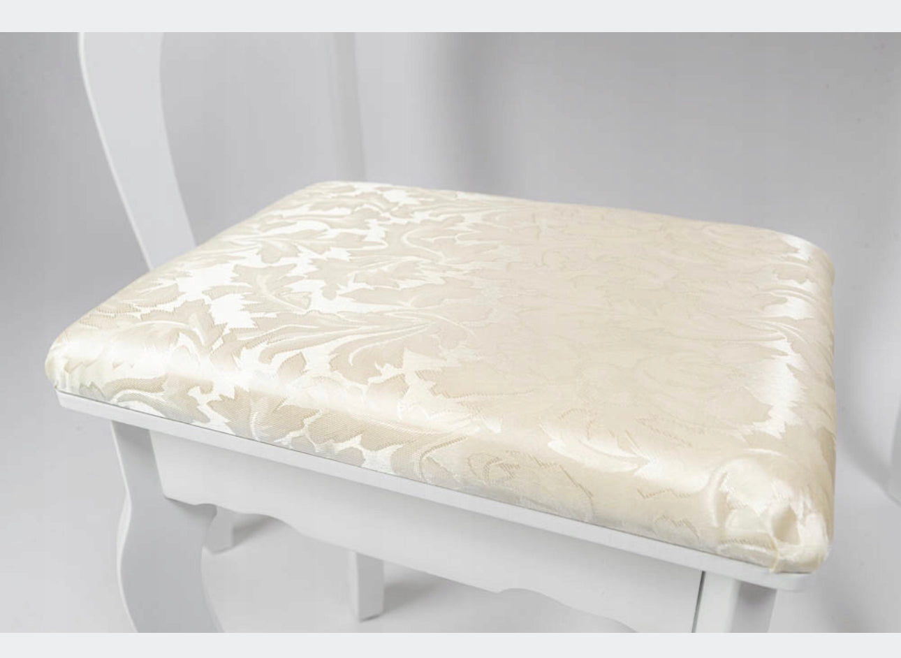 COSMETIC DRESSING SET with mirror white + STOOL