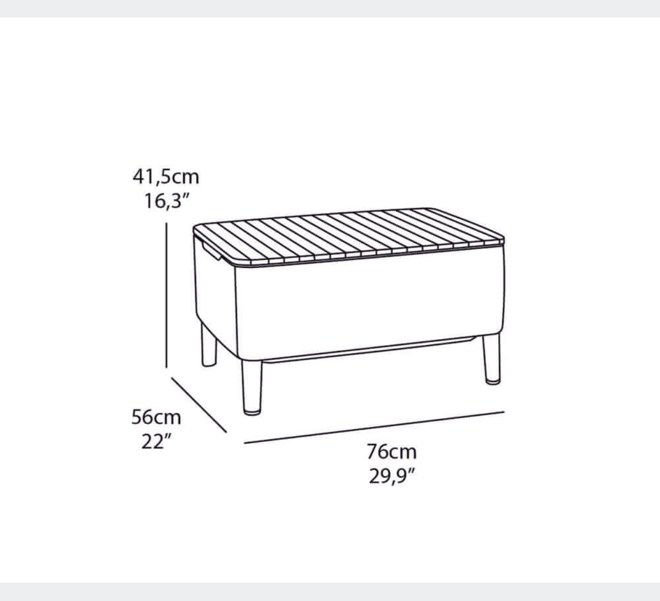 Garden furniture set