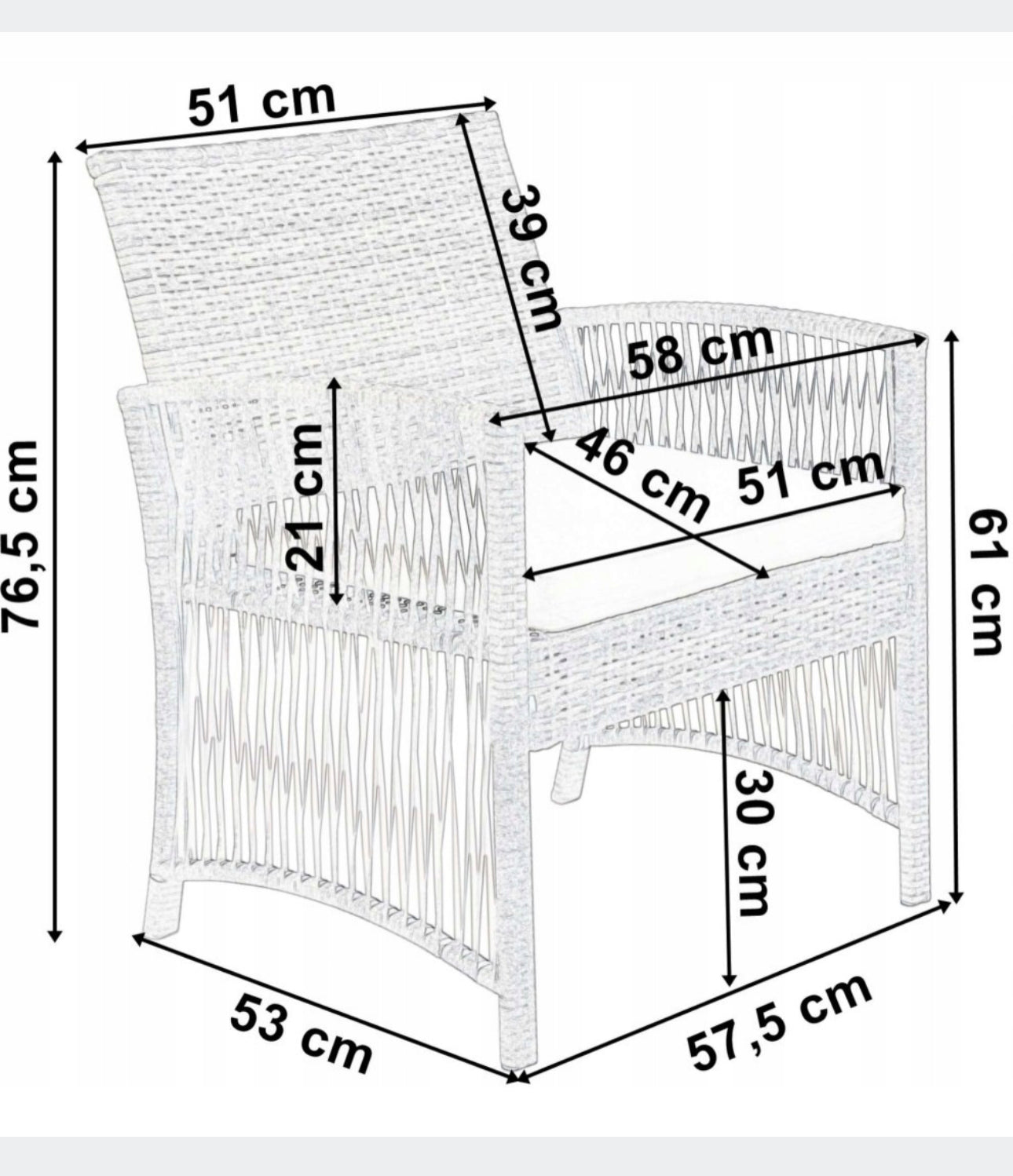 Garden furniture set