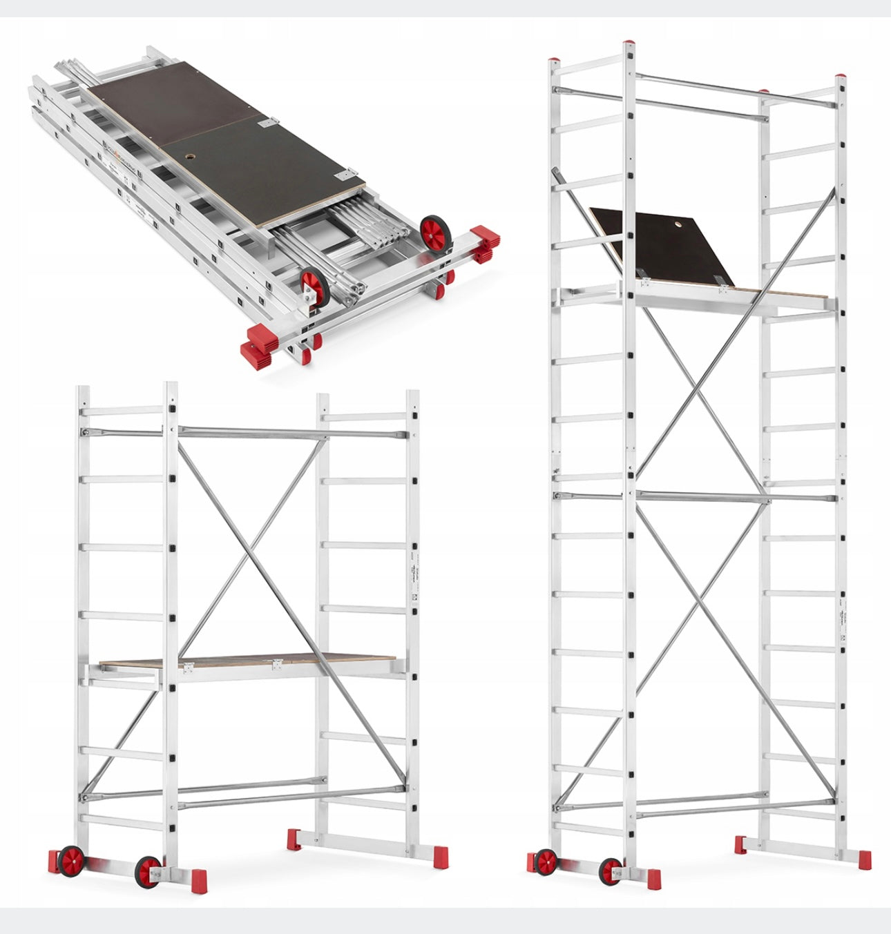 Scaffolding wheeled  5 el. 5 m