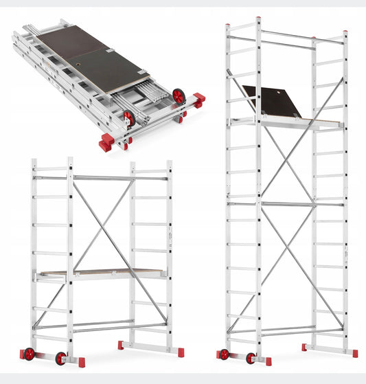 Scaffolding wheeled  5 el. 5 m