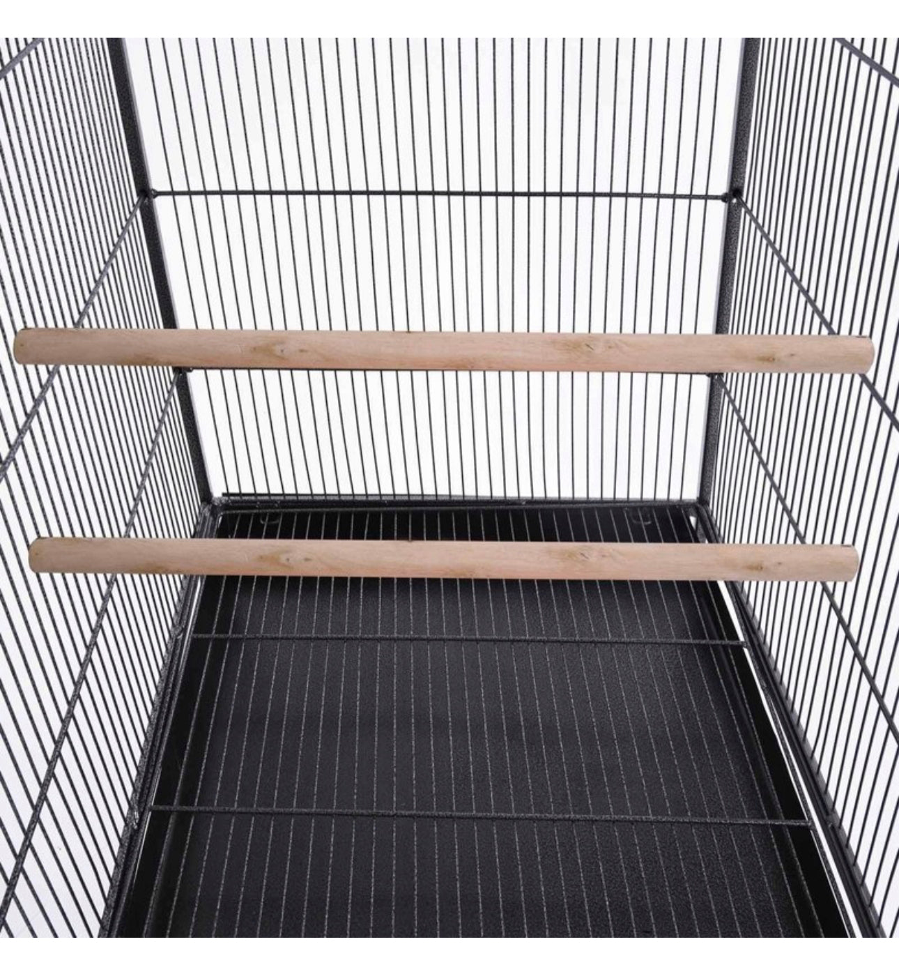 Aviary/cage 54 x 54 x 146 cm black