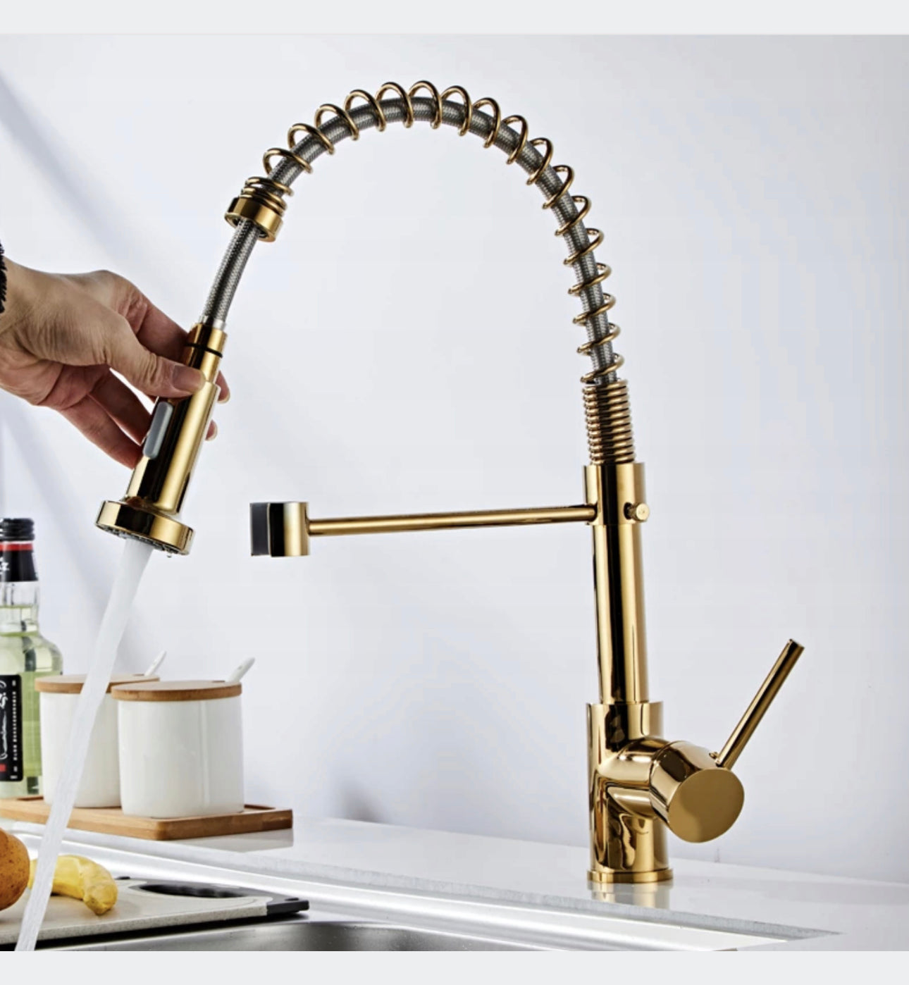 Gold Kitchen faucet