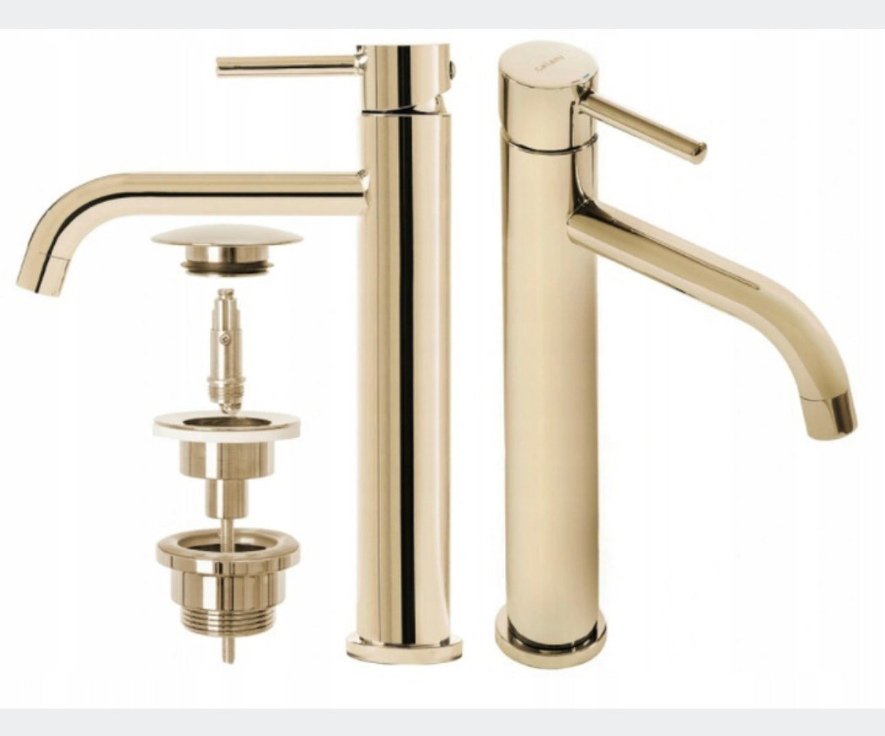 All in one set washbasin+tap+plug