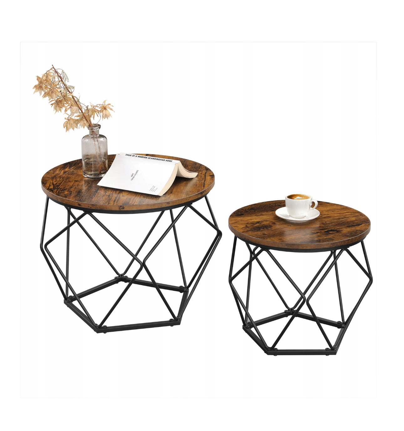 A set of 2 coffee tables