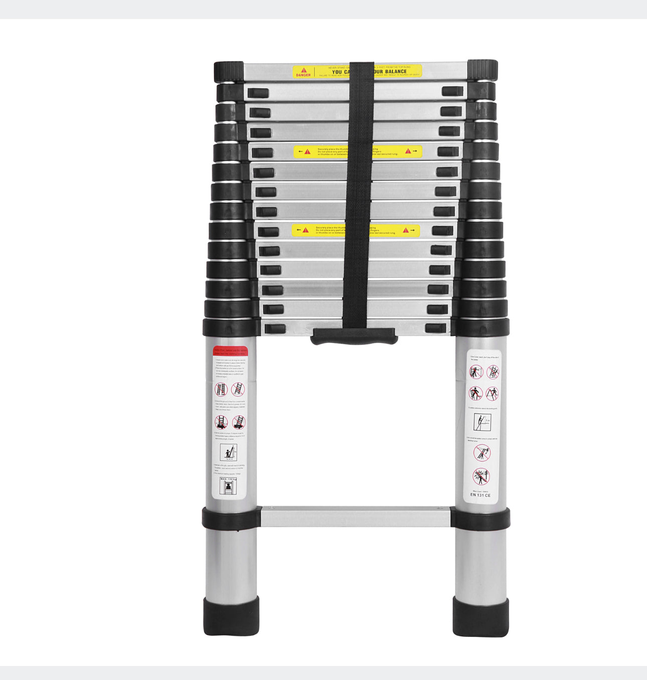 High Quality 4m Aluminum Telescopic Ladder