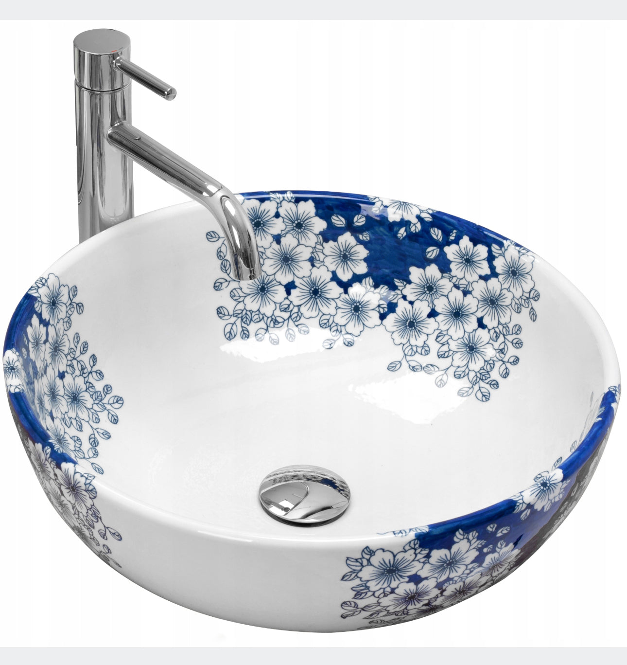 All in one set washbasin+tap+plug