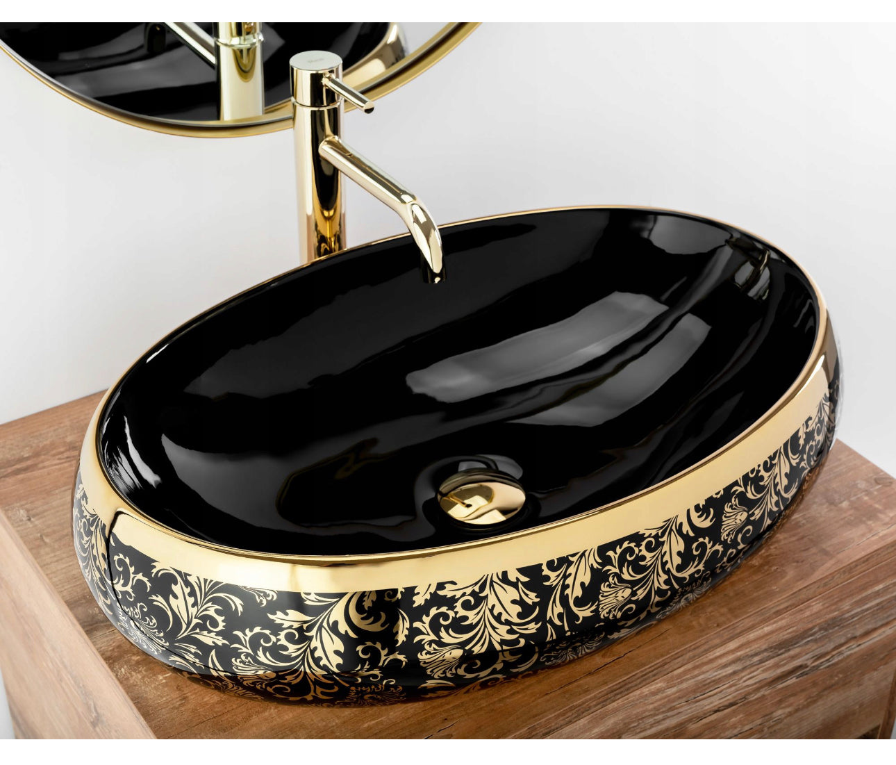 All in one set washbasin+tap+plug