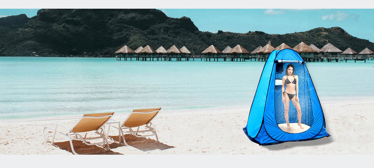 Tent . Changing room. Portable Toilet.