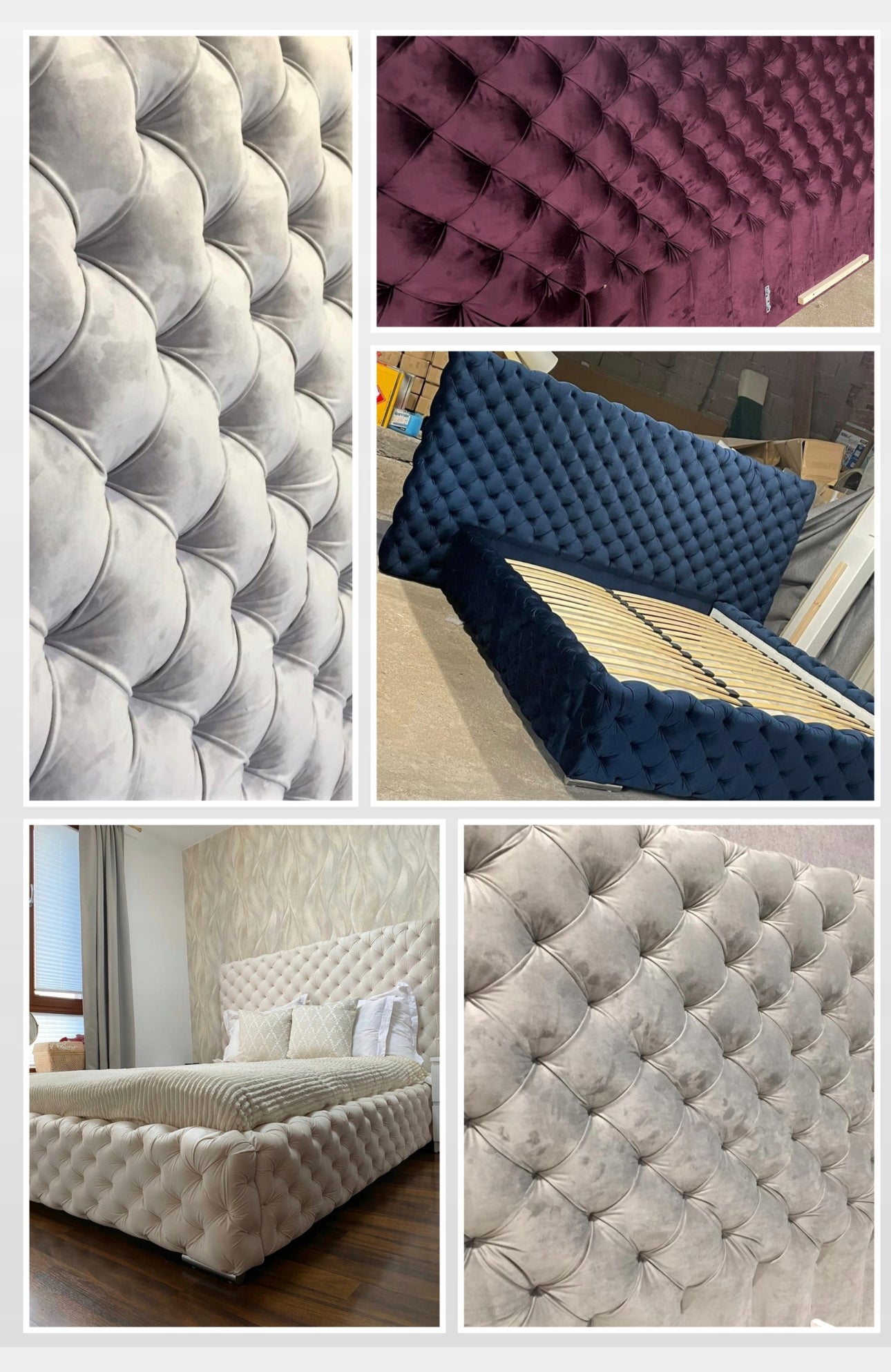 Upholstered bed 180x200 / 160x200