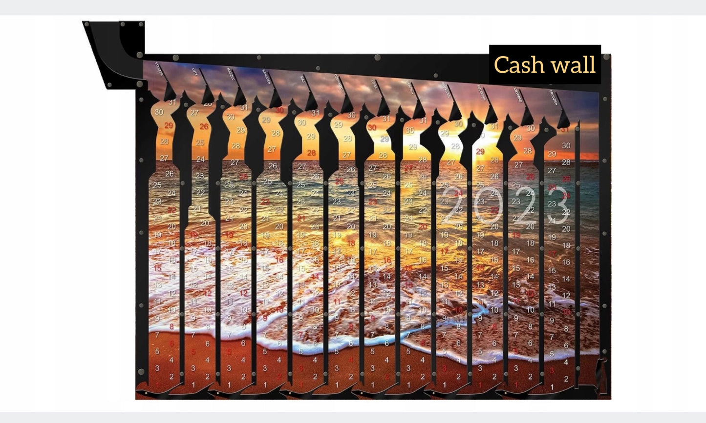Cash wall moneybox