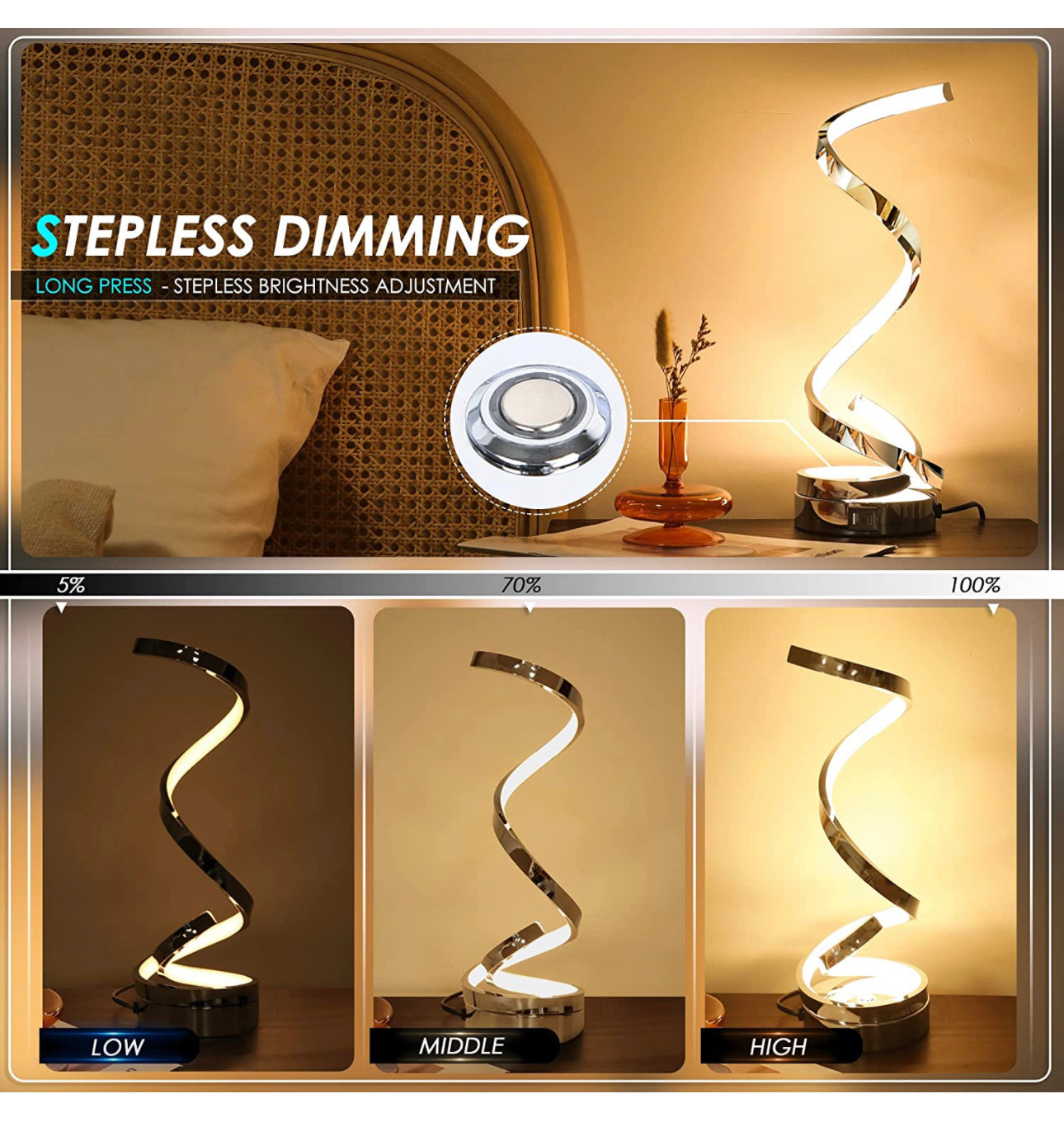 Set of 2 table lamps