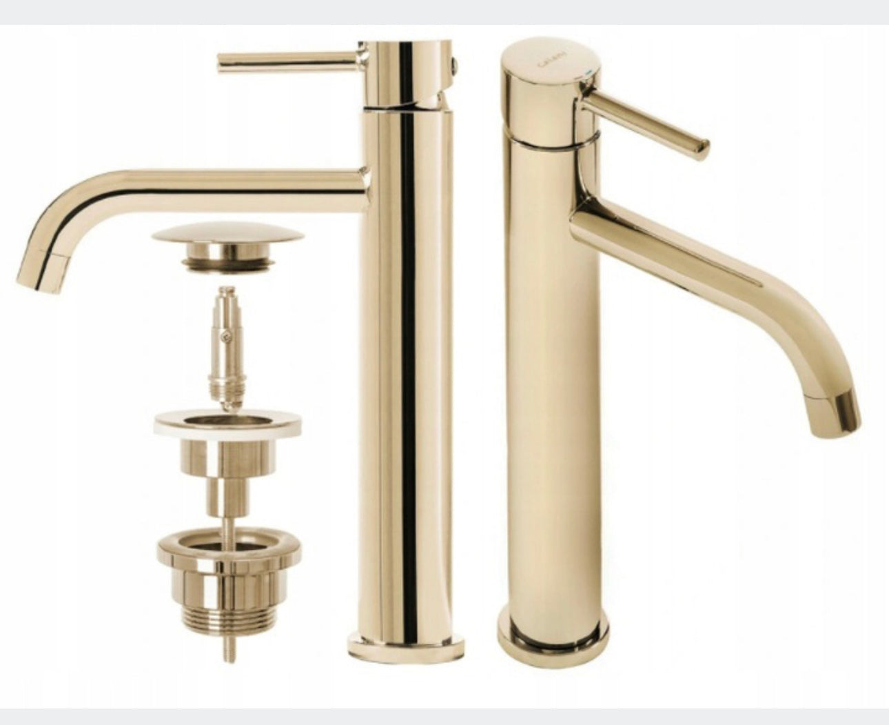 All in one set washbasin+tap+plug