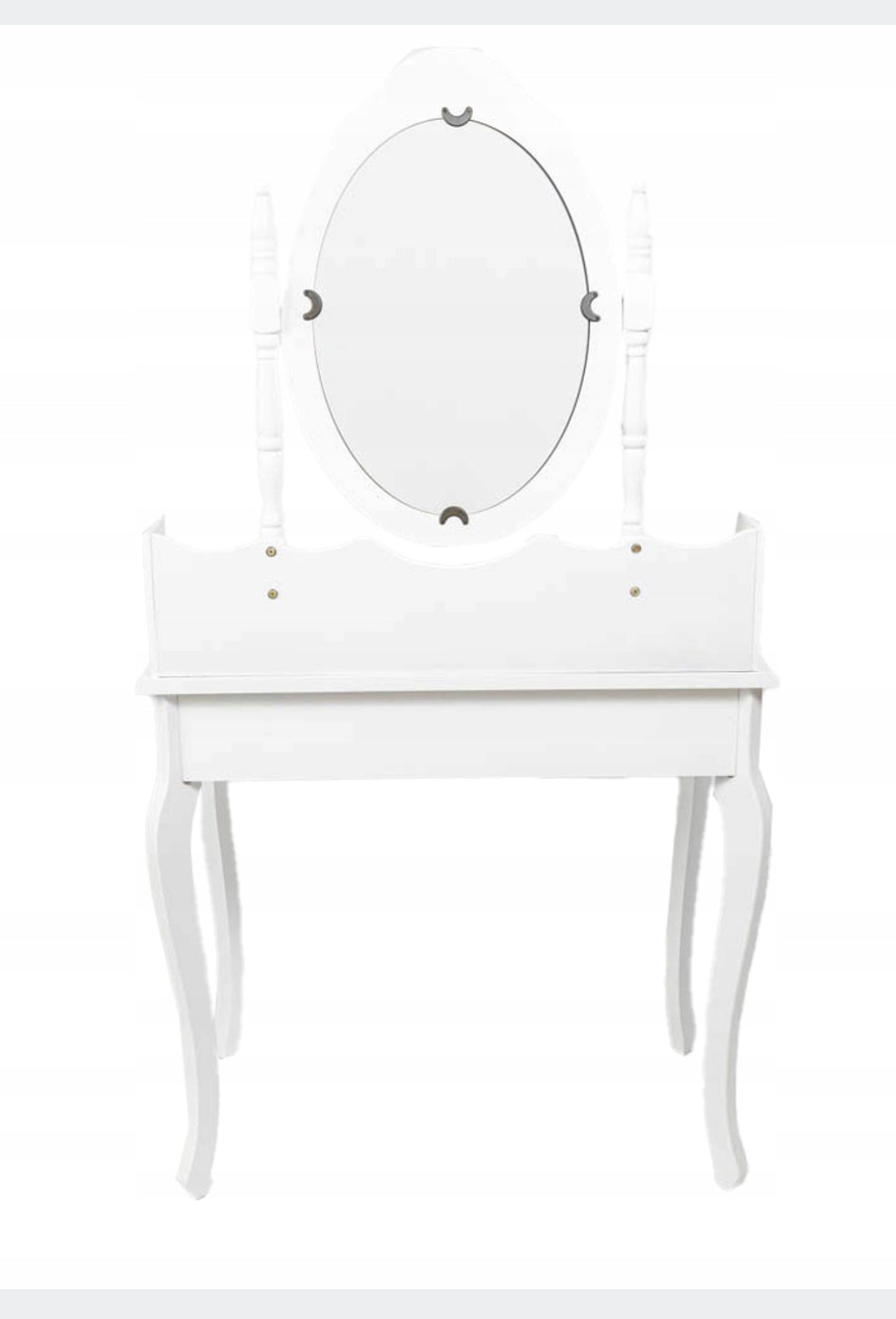 COSMETIC DRESSING SET with mirror white + STOOL