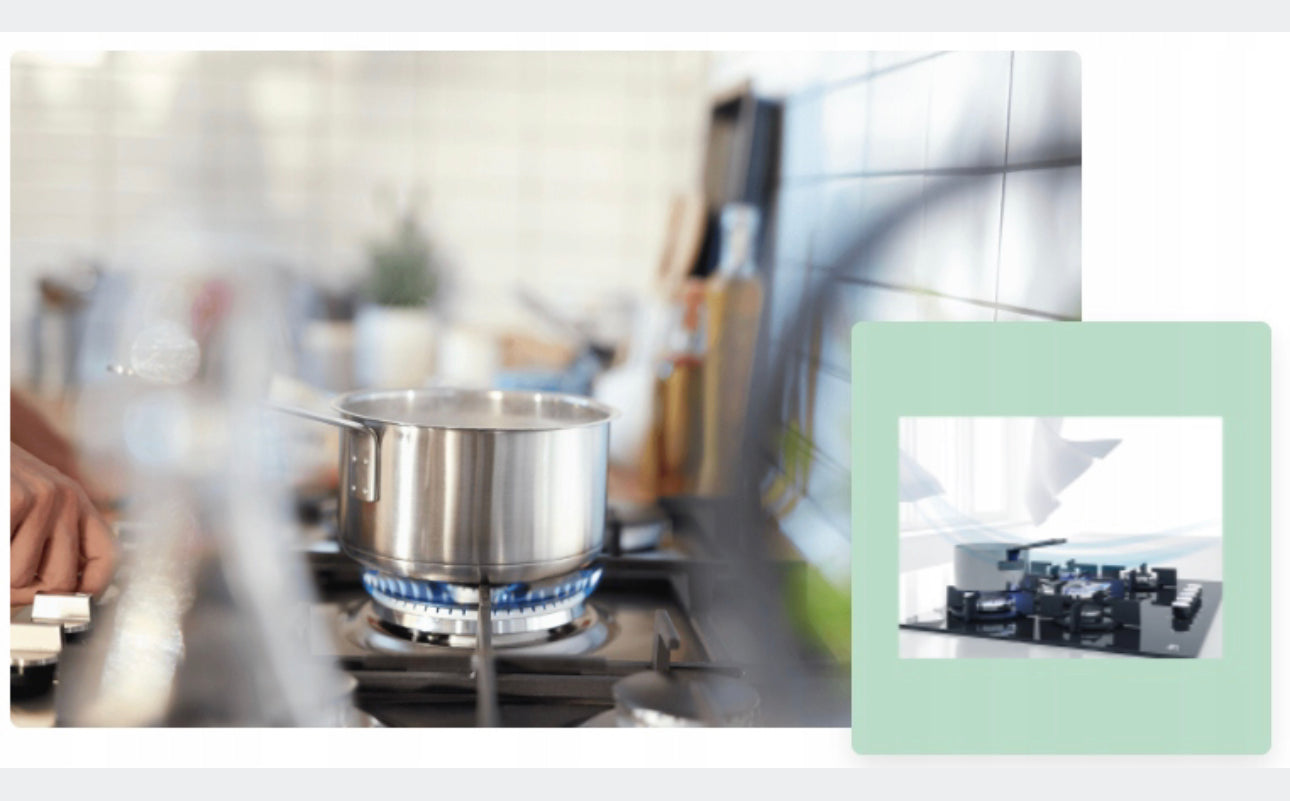 Beko INOX gas hob