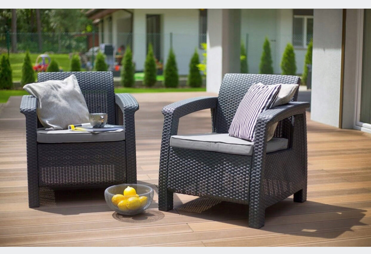 A set of garden furniture