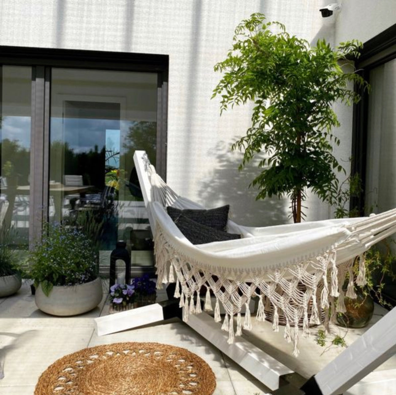 Frame+cotton Hammock Boho Premium Xxl 95x95