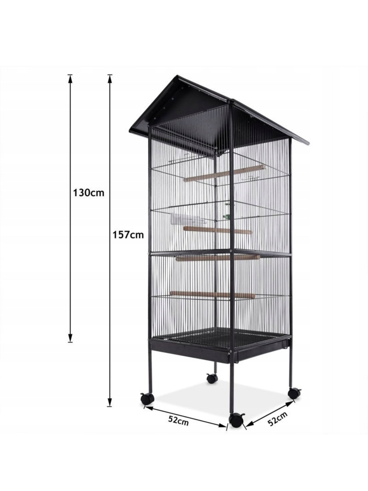 LARGE AVIARY CAGE FOR EXOTIC BIRDS PARROTS
