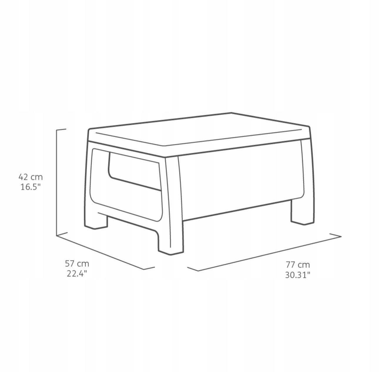 Corner furniture for the garden