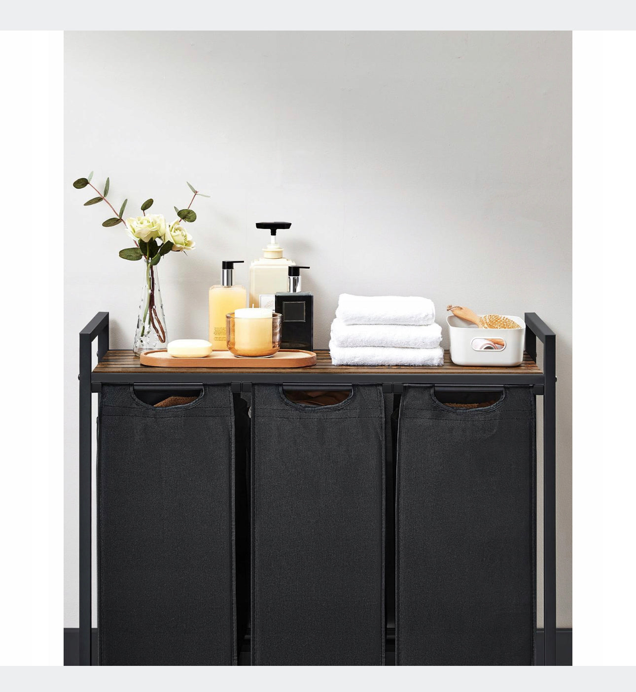 Bin freestanding for the laundry