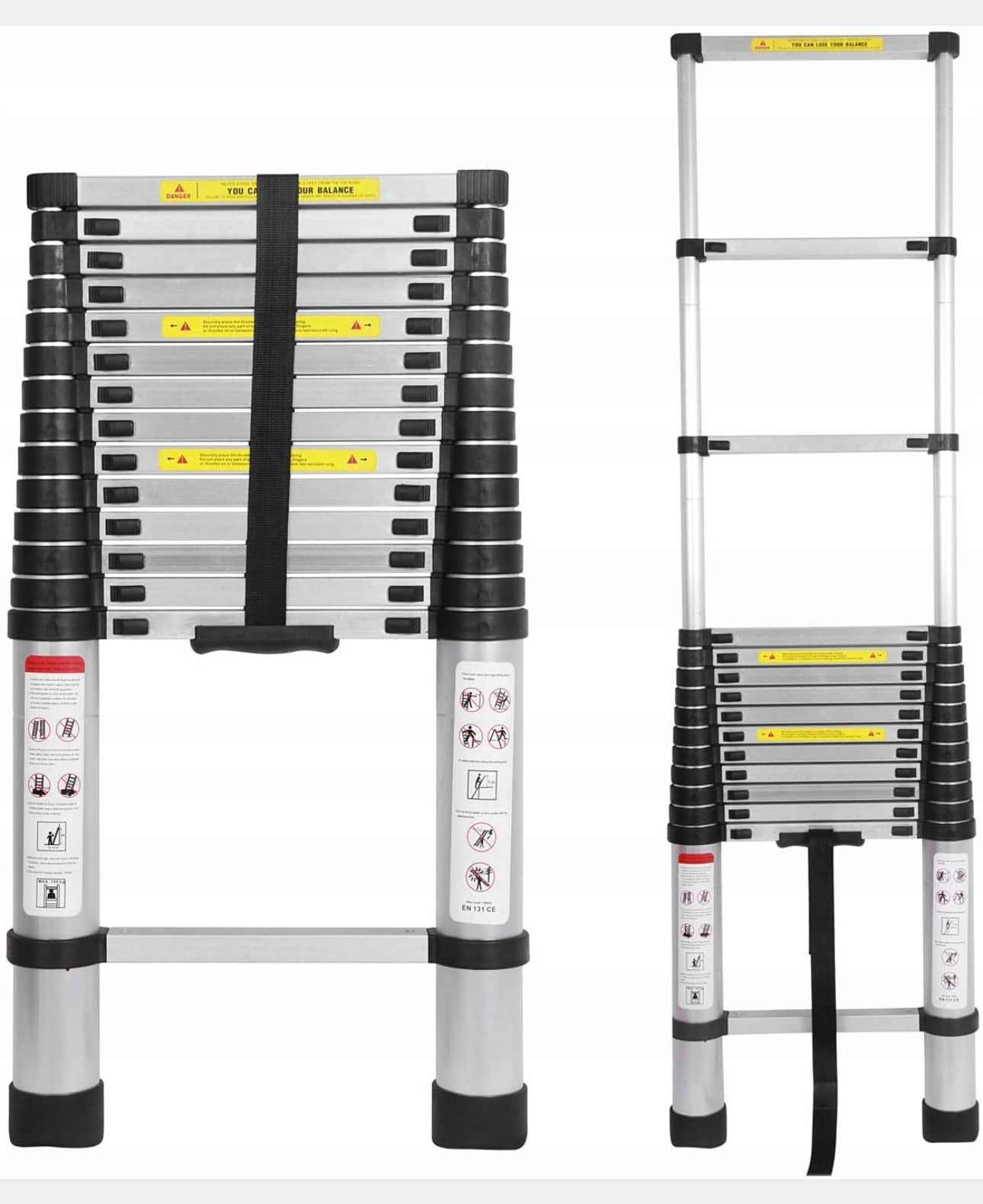 High Quality 4m Aluminum Telescopic Ladder