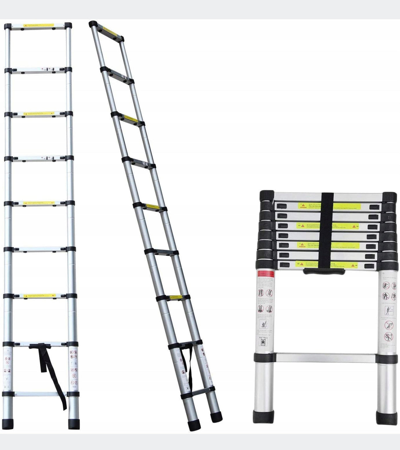 2.6 M Folding Telescopic Ladder Length 150kg