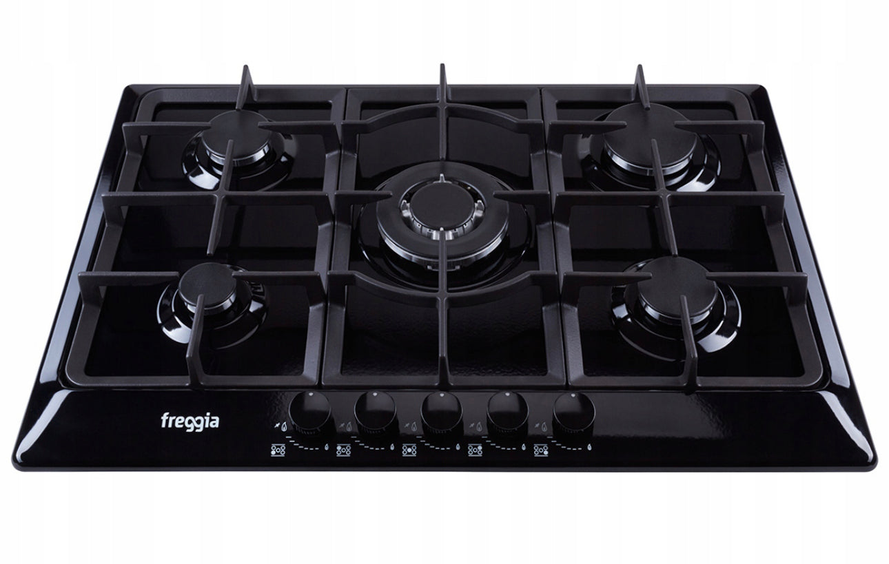 Black gas hob