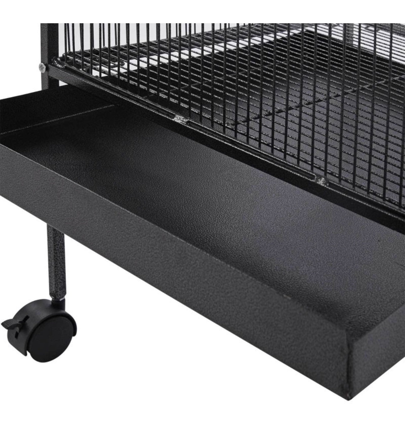Aviary/cage 54 x 54 x 146 cm black