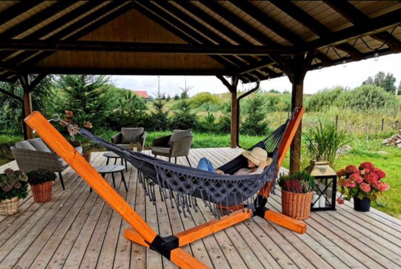 Frame+cotton Hammock Boho Premium Xxl 95x95